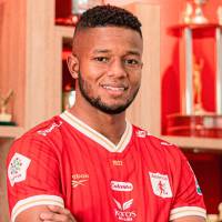 Yhorman Hurtado, reciente incorporación del América, se vio afectado levemente por el sismo. FOTO: X AmericadeCali