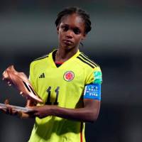 Linda Caicedo ganó Botín de Bronce en el Mundial Sub 17 de 2022 y en ese mismo torneo fue Balón de Plata como la segunda mejor jugadora de la competencia. Ahora triunfa con el Real Madrid. FOTO GETTY 
