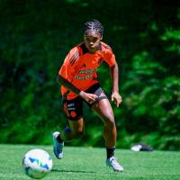 Linda Caicedo es una de las jugadoras destacadas por Conmebol en la final entre Colombia y Brasil. FOTO CORTESÍA FCF 