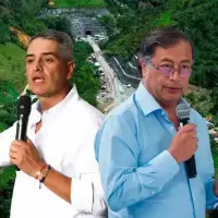 El gobernador de Antioquia, Andrés Julián Rendón, le reclamó al presidente Gustavo Petro por las demoras de la Nación en la instalación de los equipos electromecánicos del Túnel del Toyo. FOTO: El Colombiano