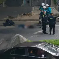 Escena de uno de los accidentes ocurridos en Medellín. FOTO: Cortesía