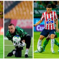Hugo Rodallega (41 años), Franco Armani (39 años) y Teófilo Gutiérrez (41 años) son tres de los jugadores más influyentes del FPC en los últimos años y siguen en actividad. FOTO Juan Antonio Sánchez y Camilo Suárez