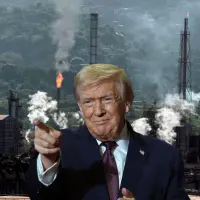 Trump se reunirá con las grandes petroleras en la Casa Blanca para impulsar al sector petrolero en Venezuela. Fotos: AFP y Getty Images