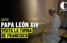 Papa León XIV, “humilde siervo de Dios”, visita la tumba de Francisco