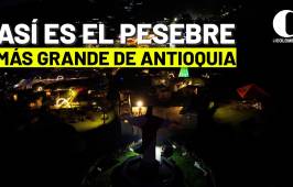 En Santa Elena está el pesebre más grande de Antioquia: recorrido inmersivo entre flores y fe