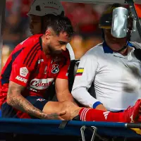 El delantero Francisco Fydriszewski es una de las bajas más sensibles con las que el Medellín encara los cuadrangulares. FOTO MANUEL SALDARRIAGA