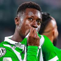 Con goles y desequilibrio, Marlos Moreno vuelve a ilusionar a los hinchas de Atlético Nacional. FOTO MANUEL SALDARRIAGA