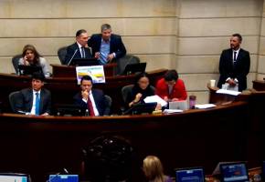 Plenaria del Senado en debate del proyecto de reforma laboral. FOTO tomada de YouTube