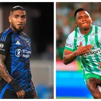 Cristian Arango y Alfredo Morelos conformarían una dupla de ataque de lujo en Nacional. FOTOS REAL SALT LAKE Y CAMILO SUÁREZ