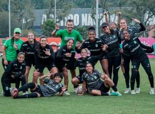 El equipo femenino está listo para el duelo del sábado ante Internacional de Palmira, en el Atanasio Girardot.FOTO CORTESÍA ATLÉTICO NACIONAL