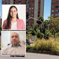 La exsecretaria de Infraestructura de Medellín, Natalia Urrego Arias, y al exgerente de Metroparques, Jorge Enrique Liévano Ospina. FOTO: EL COLOMBIANO y Cortesía