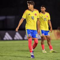 Samuel Martínez, número 10 de la Selección Colombia que disputará la final del Sudamericano Sub-17. FOTO FCF