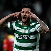 Luis Javier Suárez marcó su primer gol de la nueva temporada con el Sporting de Lisboa. FOTO @SportingCP