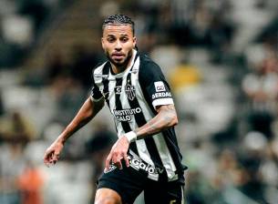 El club brasileño espera confirmar su paso a la final de la Copa Sudamericana, en Mineiro juega el antioqueño Kevin Castaño. FOTO TOMADAX @Atletico