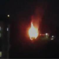 Este incendio se registró en la vereda Buga, corregimiento de Altavista, situación que hizo temer a los habitantes de algunas viviendas en los límites de Medellín e Itagüí. FOTO: TOMADA DE VIDEO