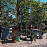 La Alcaldía de Medellín viene investigando la vinculación de bandas europeas, asiáticas y latinoamericanas en el Parque Lleras. FOTO: Manuel Saldarriaga