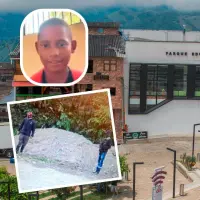 Las personas, que estaban tapadas con pasamontañas, cometieron varios ataques a la comunidad en las veredas La Balsora, La Libertad y El Recreo, de Nariño, Antioquia. Entre ellos asesinaron a Jhon Jarol Obregón Yépez (detalle, arriba) de 13 años. FOTOS: DONALDO ZULUAGA Y CORTESÍA GOBERNACIÓN DE ANTIOQUIA