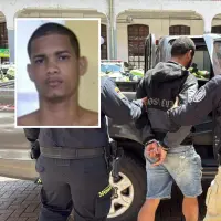 A Edgar Luis Beitía Lester lo capturaron agentes de la Policía Metropolitana y de la Interpol en el centro de Medellín cuando realizaban labores de requisa. FOTOS: CORTESÍA POLICÍA METROPOLITANA Y GOBIERNO DE PANAMÁ