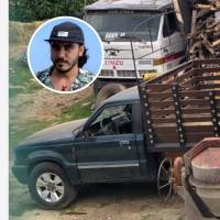 Esta es la camioneta en la que secuestraron al ingeniero Andrés Camilo Peláez Yepes. Fue incautada por las autoridades en un predio que pertenece al Hospital Mental de Antioquia (HOMO), pero que está invadido. FOTO: CORTESÍA