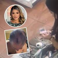 La mujer ingresó a la vivienda y luego de requisar cajones y abrir la caja fuerte, logró sustraer varios millones de pesos y objetos de valor. En medio del hurto golpeó en la cabeza al papá de la periodista Catalina Botero en la cabeza. FOTO: TOMADA DE VIDEO