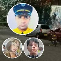 Por este homicidio, ocurrido en la noche del 27 de enero de 2022, las autoridades condenaron a Jorge Alejandro Zapata García (arriba), de 38 años. En el hecho fueron asesinados Maribel Andrea Pimienta Rivera (abajo, izq.), de 35 años, y su hijo Breiner Andrés Agudelo Pimienta (abajo, der.), de 17 años. FOTOS: CORTESÍA