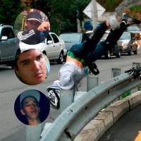 La práctica del gravity bike en las vías de Antioquia llevaron a la muerte a Yosman Stiven Cossio Urrego (arriba), de 17 años, mientras que Emmanuel Vallejo Morales (medio), de 34 años, lleva 12 de ellos postrado en una cama. Alejandro García (abajo), más conocido como Popeye, es un apasionado por esta riesgosa actividad. FOTO: MANUEL SALDARRIAGA Y CORTESÍA