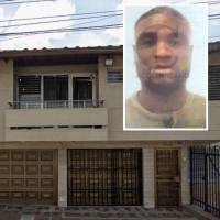 Dentro de esta casa, en el barrio Estadio, ocurrió el asesinato del estadounidense Jean Roody Dagobert (detalle), de 36 años. FOTO: GOOGLE MAPS Y CORTESÍA