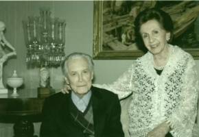 Dora Correa de Uribe y Gilberto Uribe Echavarría. FOTO: Cortesía Fundación Gilberto Uribe Echavarría. 