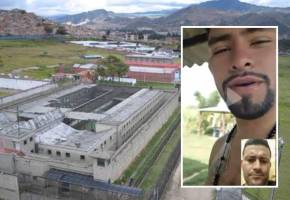 La videollamada entre Néider Yesid Uñates López, alias Primo Gay, y Édgar de Jesús Orrego Arango, alias Firu, se produjo cuando el segundo estaba en la cárcel La Picota, de Bogotá. FOTOS: CORTESÍA
