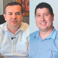 A la izquierda, alcalde de La Estrella, Carlos Mario Gutiérrez. En el centro: Daniel Velásquez Betancourt, gerente del Hospital de La Estrella. A la derecha: Carolina Ocampo, secretaria de Salud de La Estrella. FOTO CORTESÍA
