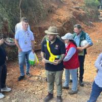 La Agencia Nacional de Minería (ANM) y la Alcaldía de Segovia acompañaron el proceso de cierre de la mina Frontera Gold. FOTO: CORTESÍA ANM.