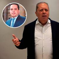 Jaime Cano es uno de los principales alfiles del exsenador Carlos Andrés Trujillo (detalle) dentro del Partido Conservador en Antioquia. FOTO: MANUEL SALDARRIAGA Y CORTESÍA