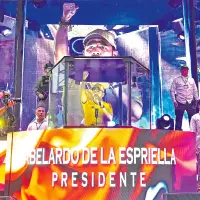 Abelardo de la Espriella se mostró en sus eventos públicos como un rebelde contra “los de siempre”. FOTO colprensa