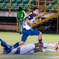 Pese al gol de Jeison Medina, DIM cayó con Chicó en la fecha 10 de la Liga BetPlay-2. FOTO DIMAYOR