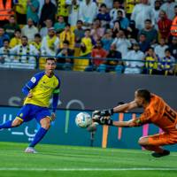 Cristiano Ronaldo, que tiene contrato con Al Nassr hasta 2025, es el jugador mejor pagado del mundo. FOTO GETTY