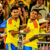 Luis Díaz y Juan Camilo “Cucho” Hernández, dos hombres que esperan brillar con Colombia en el Mundial. FOTO X-SELECCIÓN COLOMBIA