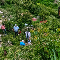 La pequeña murió después de que el camión en el que iba junto a su mamá y su abuela cayera a un abismo en la zona rural más alejada del casco urbano de Yarumal, Antioquia. Foto: cortesía.