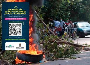 La Alcaldía de Medellín lidera la campaña de solidaridad para apoyar a las personas desplazadas. FOTOS: Cortesía