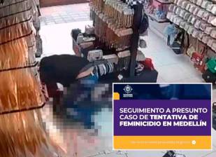 La Procuraduría hace seguimiento al caso luego de que la víctima de la tentativa de feminicidio denunciara que el presunto agresor la sigue amenazando. FOTOS: Captura de video y cortesía