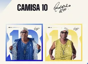 Ronaldinho lanzó este 9 de junio el álbum ‘Camisa 10’, su primer proyecto musical global. FOTO: Instagram: @ronaldinho