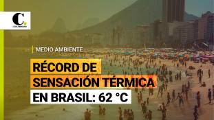 Sensacion térmica de 62 °C sofoca a Brasil