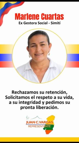 Rescataron a esposa de exalcalde de Simití tras secuestro: la dejaron abandonada cerca del río Magdalena Rescataron a esposa de exalcalde de Simití tras secuestro: la dejaron abandonada cerca del río Magdalena