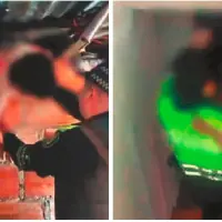 A la izquierda: las autoridades rescatan a dos hermanos abandonados y encadenados en el barrio Popular. A la derecha: una niña de 4 años fue rescatada en una casa de Laureles. FOTO CORTESÍA - POLICÍA METROPOLITANA