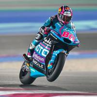 Las ganas de estar siempre adelante le han costado algunas caídas esta temporada a David Alonso, las cuales le dejan enseñanzas. FOTO GETTY 