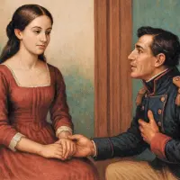 La historia de amor entre Rosalía Saldarriaga y Gregorio María Urreta habría sido fundamental para que Medellín ganara el pulso por ser la capital de Antioquia. imagen recreada con ia