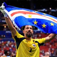 Vozinha, arquero de 40 años, está haciendo historia con Cabo Verde en Norteamérica. FOTO: GETTY