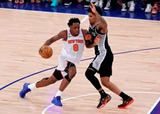 Los New York Knicks está a una victoria de coronarse campeones en la NBA, este sábado duelo ante Spurs a las 7:30 de la noche, hora de Colombia. FOTO GETTY 