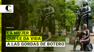 La mujer que le da vida a las gordas de Botero
