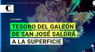 Tesoro del Galeón San José saldrá a la superficie