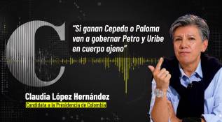Claudia López: “Cepeda y Paloma son Petro y Uribe en cuerpo ajeno; yo no tengo jefes políticos”